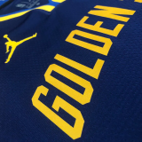 22-23 WARRIORS POOLE #3 Dark blue Top Quality Hot Pressing NBA Jersey (Trapeze Edition)
