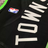 22-23 TIMBERWOLVES TOWNS #32 Black Top Quality Hot Pressing NBA Jersey (Trapeze Edition)