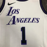 22-23 LAKERS RUSSELL #1 White City Edition Top Quality Hot Pressing NBA Jersey