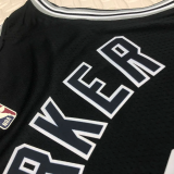 22-23 SA Spurs PARKER #9 Black Top Quality Hot Pressing NBA Jersey (Retro Logo)