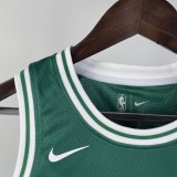 2023 CELTICS TATUM #0 Green Top Quality Hot Pressing Kids NBA Jersey