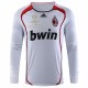 2006-2007 ACM Away White Long Sleeve Retro Soccer Jersey(带决赛小字)