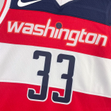 22-23 Wizards KUZMA #33 Red Top Quality Hot Pressing NBA Jersey