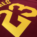 22-23 Cleveland Cavaliers JAMES #23 Red Top Quality Hot Pressing NBA Jersey
