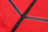 22-23 Portugal Red Hoodie Jacket Tracksuit#F408