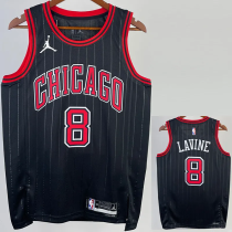 22-23 BULLS LAVINE #8 Black Top Quality Hot Pressing NBA Jersey (Trapeze Edition) 22-23 BULLS LAVINE #8 Black Top Quality Hot Pressing NBA Jersey (Trapeze Edition)