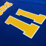 22-23 WARRIORS THOMPSON #11 Blue Top Quality Hot Pressing NBA Jersey (Retro Logo)