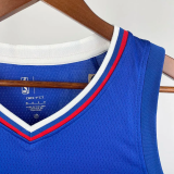 22-23 Clippers LEONARO #2 Blue Top Quality Hot Pressing NBA Jersey