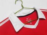 2010-2011 Man Utd Home Long Sleeve Retro Soccer Jersey