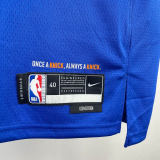 22-23 KNICKS BRUNSION #11 Blue Top Quality Hot Pressing NBA Jersey