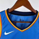 22-23 OKC Thunder HOLMGREN #7 Blue City Edition Top Quality Hot Pressing NBA Jersey