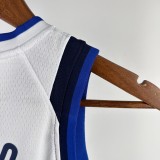 2023 Dallas Mavericks IRVING#11 White Home Top Quality Hot Pressing Kids NBA Jersey