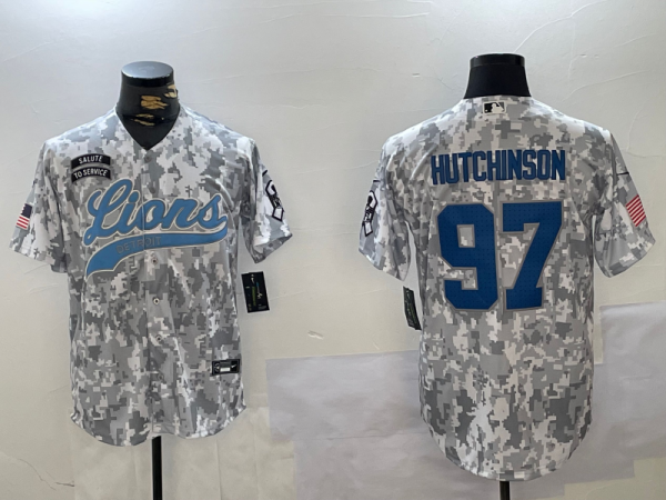 2024 NFL Lions New Pattern Jersey