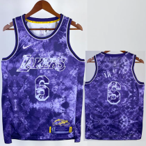 22-23 LAKERS JAMES #6 Purple Top Quality Hot Pressing NBA Jersey (荣耀版) 22-23 LAKERS JAMES #6 Purple Top Quality Hot Pressing NBA Jersey (荣耀版)