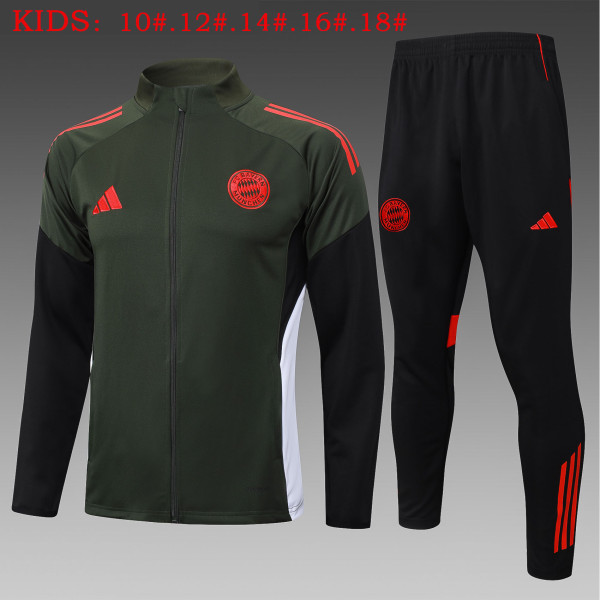 25-26 Bayern High Quality Kids Jacket Tracksuit