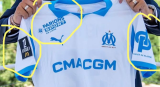 25-26 Marseille Home Long Sleeve  Fans Soccer Jersey