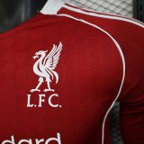 25-26 long-sleeved player edition jersey for Liverpool's home games