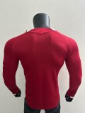 25-26 LIV Home Long Sleeve Player Version Soccer Jersey