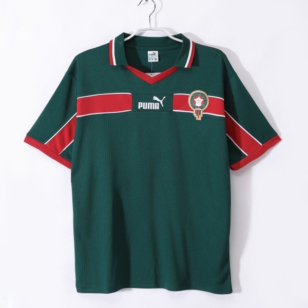 1998 Morocco's home team jersey for the  World Cup (retro style)