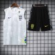 25-26 Brazil High Quality Kids Tank Top And Shorts Suit