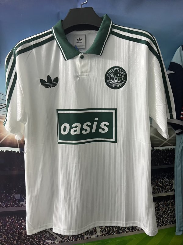 2025 AD Oasis Joint Edition #25 White Polo Short Sleeve