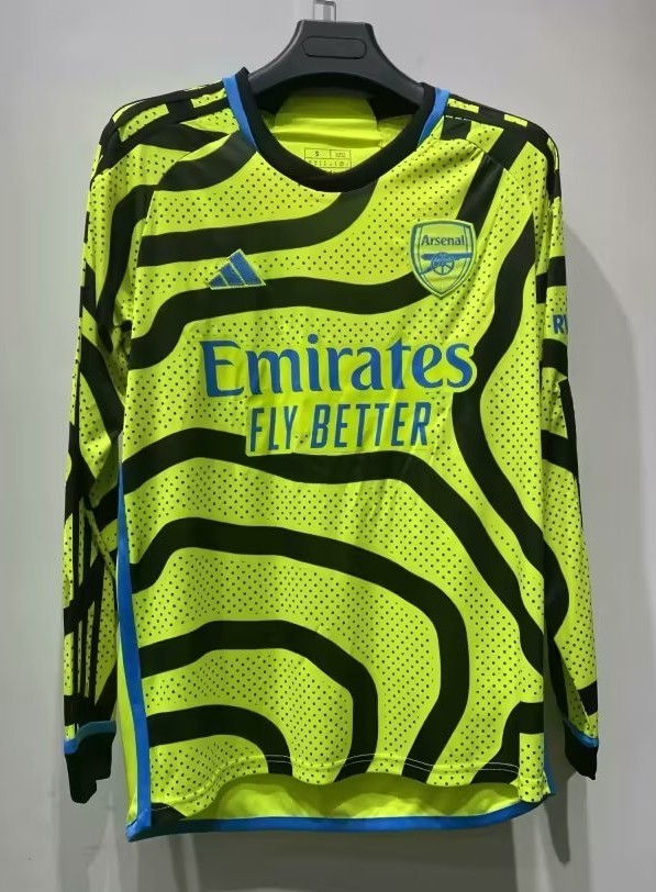 23-24 ARS Away 1:1 Long Sleeves Fans Soccer Jersey
