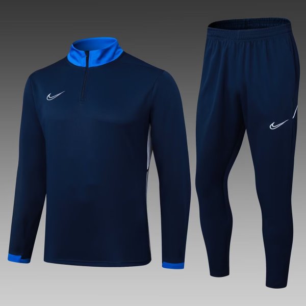 2025 NK Blue Half Pull Tracksuit