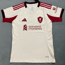 25-26 LIV Away Women Soccer Jersey 1:1 Thai Quality (女)