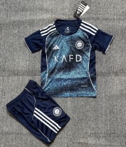 25-26 AL-Nassr Away Kids Soccer Jersey 1:1 Thai Quality