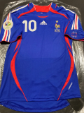 2006 PSG Paris Away Retro Soccer Jersey（Zidane's name and number）默认有名字和号码