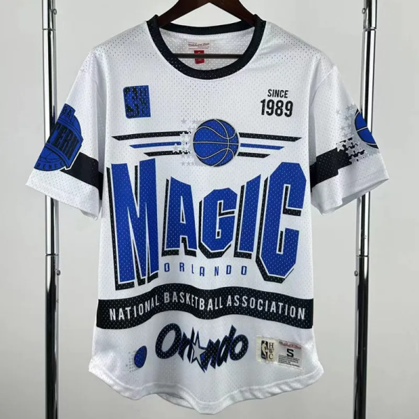 2026 Magic White Retro High Quality Casual T-Shirt #MN