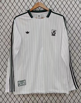 25-26 LIV White Casual Edition Long Sleeve Training Shirts
