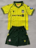 25-26 Wrexham FC Away Kids Soccer Jersey