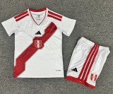 2026 Peru Home Kids Soccer Jersey