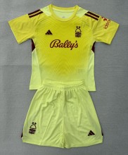 25-26 Nottingham Yellow GoalKeeper Kids Soccer Jersey