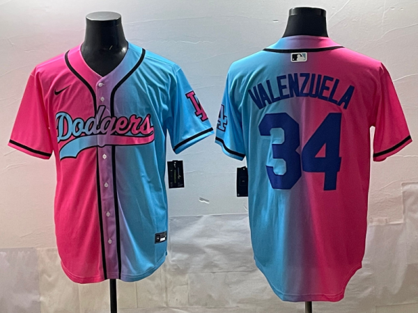 2025 MLB Los Angeles Dodgers New Pattern Jersey
