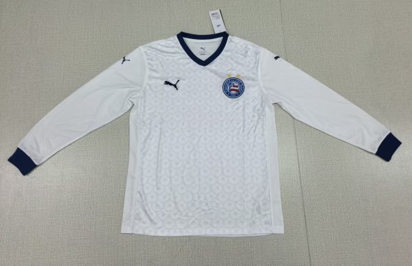 25-26 BaHia Home Long Sleeve Fans Soccer Jersey(长袖)