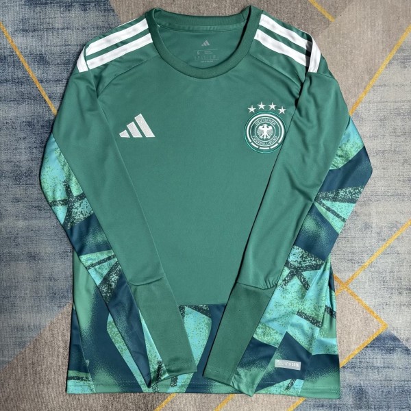 25-26 Germany GoalKeeper Long Sleeve Fans Soccer Jersey
