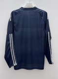 25-26 RMA Away Long Sleeve Fans Soccer Jersey