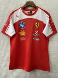 2026 F1 Ferrari New Pattern Red Short Sleeve Racing Suit
