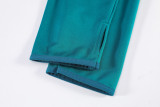 2025 AD Green Half Pull Tracksuit 