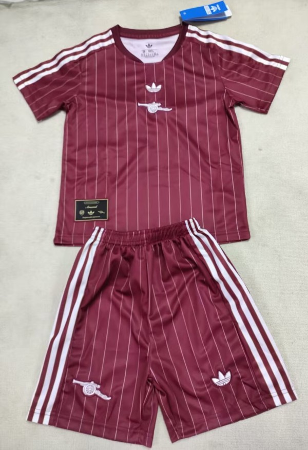 25-26 ARS Red Casual Special Edition Kids Soccer Jersey