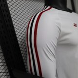 25-26 LIV White Special Edition Long Sleeve Player Version Soccer Jersey*长袖球员