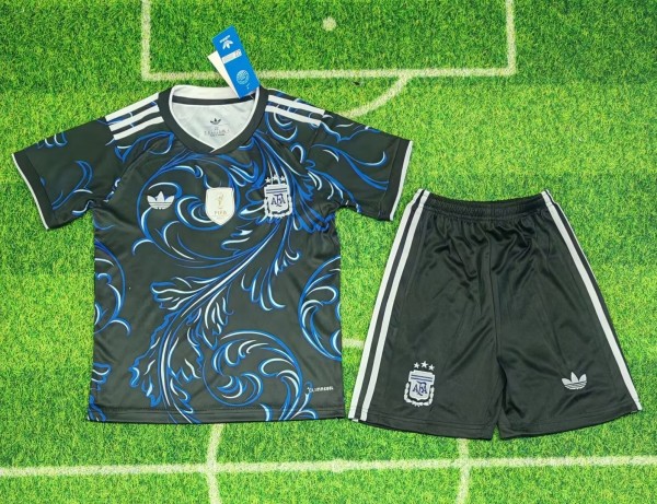 2026 World Cup Argentina Away Kids Soccer Jersey