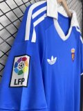 26-27 Zaragoza Blue Retro Version Fans Soccer Jersey