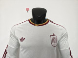 2026 World Cup Spain Away Long Sleeve Player Version Soccer Jersey*长袖球员