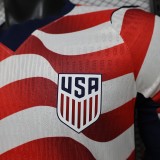 2026 World Cup USA Home Long Sleeve Player Version Soccer Jersey*长袖球员