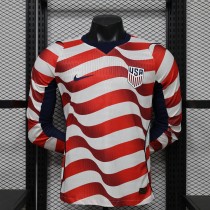 2026 World Cup USA Home Long Sleeve Player Version Soccer Jersey*长袖球员
