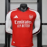 26-27 ARS Home Long sleeves Player Version Soccer Jersey