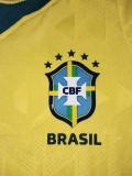2026 World Cup Brazil Home Player Version Kids Soccer Jersey*球员童装